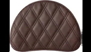 Saddlemen ブラウン格子ステッチ シーシーバーパッド ロードソファ 10インチ x 8インチ ハーレー Saddlemen Brown Lattice Stitched Sissy Bar Pad Roadsofa 10\