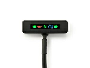ブラック LED マイクロミニインジケーター信号ゲージボードカスタムハーレーチョッパーボバー Black LED Micro Mini Indicator Signals Gauge Board Custom Harley Chopper Bobber 【並行輸入品】