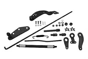 ブラック メカニカル ブレーキ コントロール キット 1936-1957 ハーレー ナックルヘッド パンヘッド FL U EL Black Mechanical Brake Control Kit 1936-1957 Harley Knucklehead Panhead FL U EL 【並行輸入品】