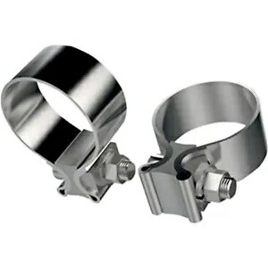 Khrome Werks 1.75インチ ステンレススチール マフラー エキゾーストパイプ クランプ ハーレー ツーリング Khrome Werks 1.75\