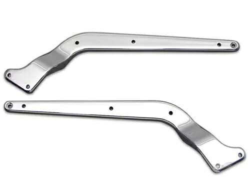 レプリカ リア フェンダー ストラット クローム カバー ペア スムース ハーレー ソフテイル FLST 86-99 Replica Rear Fender Struts Chrome Covers Pair Smooth Harley Softail FLST 86-99 【並行輸入品】