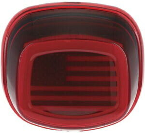 Kuryakyn Tracer 米国旗 LED テールライト レッドレンズ ハーレー ツーリング ソフテイル XL 99-22 Kuryakyn Tracer US Flag LED Taillight Red Lens Harley Touring Softail XL 99-22 【並行輸入品】