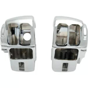 クローム ハンドルバー スイッチ ハウジング ハンド コントロール キット 08-2013 ハーレー ツーリング ドレッサー Chrome Handlebar Switch Housing Hand Control Kit 08-2013 Harley Touring Dresser 【並行輸入品】