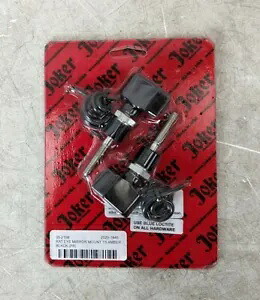 ジョーカー ラット アイ LED ミラー マウント ウインカー ペア セット シングル ブラック アンバー 8mm 5/16 Joker Rat Eye LED Mirror Mount Turn Signals Pair Set Single Black Amber 8mm 5/16 【並行輸入品】