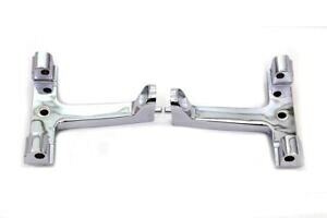 クローム後部乗客フットボードフロアボードマウントキットセットハーレーツーリングドレッサー Chrome Rear Passenger Footboard Floorboard Mounts Kit Set Harley Touring Dresser 【並行輸入品】
