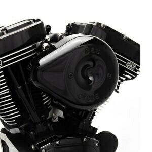 ステルス エア クリーナー キット ブラック ティアドロップ カバー - 2017+ ハーレー ツーリング ソフテイル M8 Stealth Air Cleaner Kit Black Teardrop Cover - 2017+ Harley Touring Softail M8 【並行輸入品】