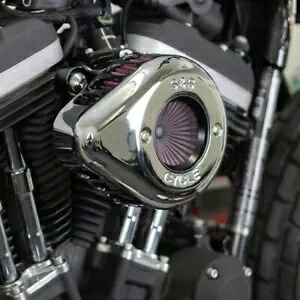S&S クローム エアスティンガー ステルス クリーナー エアフィルター キット 07-22 ハーレー スポーツスター XL S&S Chrome Air Stinger Stealth Cleaner Air Filter Kit 07-22 Harley Sportster XL 【並行輸入品】