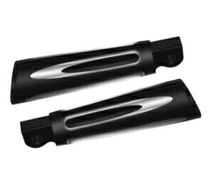 Arlen Ness フットペグ フットペグ アルミニウム ブラック ディープカット オートバイ バイク フットレスト Arlen Ness Footpegs Foot Pegs Aluminum Black Deep Cut Motorcycle Bike Footrest 【並行輸入品】