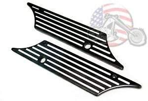 ブラック マシンド ボールミルド サドルバッグ ラッチ カバー セット ハーレー ツーリング バガー 98-13 Black Machined Ball Milled Saddlebag Latch Cover Set Harley Touring Bagger 98-13 【並行輸入品】 36,465円