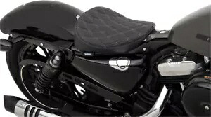 ドラッグ スペシャリティーズ ボバー ソロ シルバー ダブル ダイヤモンド シート ハーレー 10+ スポーツスター XL Drag Specialties Bobber Solo Silver Double Diamond Seat Harley 10+ Sportster XL 【並行輸入品】