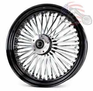 48 キング ファット スポーク 16 X 3.5 フロント ホイール ブラック リム ハブ ハーレー ソフテイル ワイド グライド 48 King Fat Spoke 16 X 3.5 Front Wheel Black Rim Hub Harley Softail Wide Glide 【並行輸入品】 67,155円