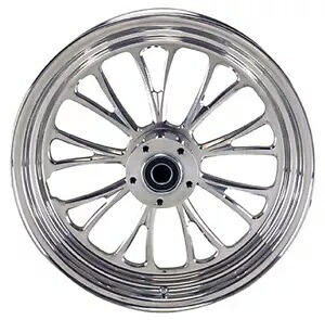 Ultima Manhattan ポリッシュビレット 16 X 3.5 フロント ホイール リム ハーレー ソフテイル カスタム Ultima Manhattan Polished Billet 16 X 3.5 Front Wheel Rim Harley Softail Custom 【並行輸入品】