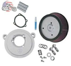 Arlen Ness ステージ 1 エアフィルター ビッグ吸盤キット ナチュラル ハーレー CV キャブレター モデル Arlen Ness Stage 1 Air Filter Big Sucker Kit Natural Harley CV Carburetor Models 【並行輸入品】