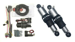 Dirty Air Raw リア アルミニウム エアライド ショック サスペンション キット ペア ハーレー V-ロッド Dirty Air Raw Rear Aluminum Air Ride Shocks Suspension Kit Pair Harley V-Rod 【並行輸入品】