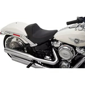 ドラッグスペシャリティーズ EZ-On ソロシート ロースムースビニール 18+ ハーレー ソフテイル ファットボーイ FLFB Drag Specialties EZ-On Solo Seat Low Smooth Vinyl 18+ Harley Softail Fatboy FLFB 【並行輸入品】