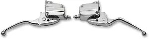 クローム 油圧クラッチ ブレーキ マスターシリンダー レバー 14-16 ハーレー ツーリング バガー Chrome Hydraulic Clutch Brake Master Cylinder Lever 14-16 Harley Touring Bagger 【並行輸入品】