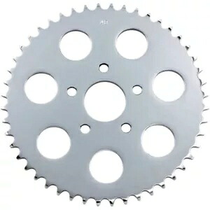 Drag Specialty クローム 48 歯 フラット リア ホイール チェーン スプロケット ハーレー 86-92 XL Drag Specialties Chrome 48 Tooth Flat Rear Wheel Chain Sprocket Harley 86-92 XL 【並行輸入品】