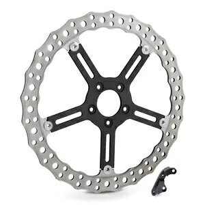 Arlen Ness 右側ローター ウェーブ 15 インチ ビッグ ブレーキ キット ディスク ハーレー ソフテイル ダイナ Arlen Ness Right Side Rotor Wave 15\
