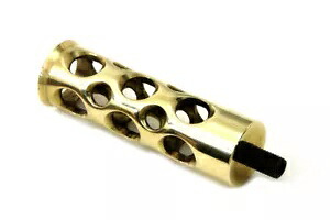 真鍮スイスチーズホールショットトーシフトシフターフットペグハーレーチョッパー&ボバー Brass Swiss Cheese Hole Shot Toe Shift Shifter Foot Peg Harley Chopper & Bobber 【並行輸入品】