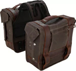 Burly ブランド スロー オーバー ブラウン レザー サドルバッグ ハーレー インディアン ユニバーサル カスタム Burly Brand Throw Over Brown Leather Saddlebags Harley Indian Universal Custom 【並行輸入品】