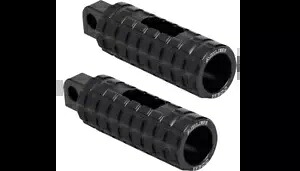 Arlen Ness SpeedLiner フットペグ ブラック ローレットペア パッセンジャー ハーレー ソフテイル 18+ Arlen Ness SpeedLiner Footpegs Black Knurled Pair Passenger Harley Softail 18+ 【並行輸入品】
