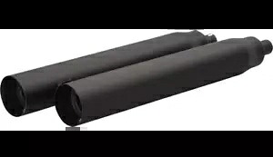Khrome Werks ウォー ハンマー マフラー 4-1/2 インチ ブラック バッグなし スリップオン パイプ インディアン 14-22 Khrome Werks War Hammer Mufflers 4-1/2\