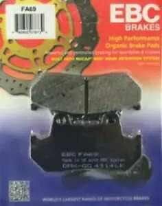 EBC Ultima 交換用オーガニック ブレーキ キャリパー パッド ハーレー カスタム ソフテイル ツーリング EBC Ultima Replacement Organic Brake Caliper Pads Harley Custom Softail Touring 【並行輸入品】
