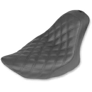 サドルメン ブラック レネゲード 格子ステッチ ソロシート ハーレー 06-17 ソフテイル FXST FLST Saddlemen Black Renegade Lattice Stitch Solo Seat Harley 06-17 Softail FXST FLST 【並行輸入品】