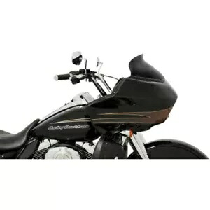 Memphis Shades 5.5インチ ブラック オペーク スモーク スポイラー フロントガラス ハーレー 15+ ロードグライド Memphis Shades 5.5\