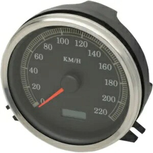 ブラックフェイス電子アナログ KH スピードメーター Speedo ハーレー 96-03 ソフテイル ロードキング Black Face Electronic Analog KH Speedometer Speedo Harley 96-03 Softail RoadKing 【並行輸入品】