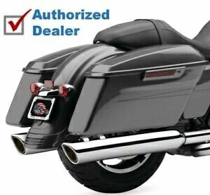 コブラ 909 クローム バガー 4 インチ スリップオン マフラー 排気パイプ ハーレー ツーリング ドレッサー Cobra 909 Chrome Bagger 4\