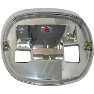 カスタム ダイナミクス クローム テールライト ライト ベース プレート ベゼル ハーレー ダイナ ソフテイル XL Custom Dynamics Chrome Taillight Light Base Plate Bezel Harley Dyna Softail XL 【並行輸入品】