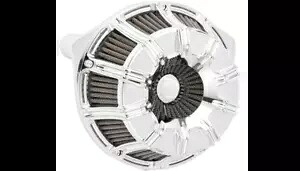 Arlen Ness 10 ゲージ 逆さまエアクリーナーフィルター クローム ハーレー 2017+ M-Eight M8 Arlen Ness 10 Gauge Inverted Air Cleaner Filter Chrome Harley 2017+ M-Eight M8 【並行輸入品】