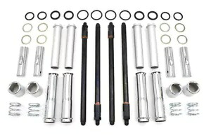 調整可能なプッシュロッド クローム カバー キット 17997-99A TC-88 ハーレー ソフテイル ダイナ ツーリング Adjustable Pushrod Chrome Cover Kit 17997-99A TC-88 Harley Softail Dyna Touring 【並行輸入品】