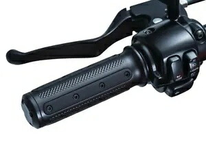 Kuryakyn ブラック重工業グリップ電子スロットルフライワイヤーハーレーツーリング Kuryakyn Black Heavy Industry Grips Electronic Throttle Fly Wire Harley Touring 【並行輸入品】