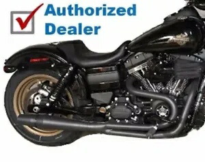 ブラック サンダーヘッダー 2 into 1 2-1 排気管ヘッダー システム 06-17 ハーレー ダイナ Black Thunderheader 2 into 1 2-1 Exhaust Pipe Header System 06-17 Harley Dyna 【並行輸入品】