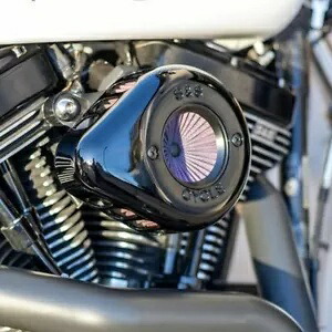 S&S Cycle ブラック エアスティンガー ステルス エア クリーナー キット 08-17 ハーレー ツーリング ソフテイル S&S Cycle Black Air Stinger Stealth Air Cleaner Kit 08-17 Harley Touring Softail 【並行輸入品】