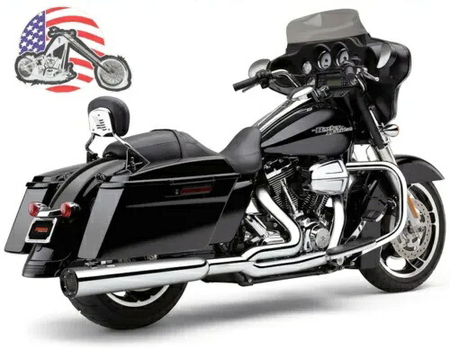 クローム コブラ PowrFlo 2-into-1 PowerPro エキゾースト パイプ システム ヘッダー ハーレー ツーリング Chrome Cobra PowrFlo 2-into-1 PowerPro Exhaust Pipe System Header Harley Touring 【並行輸入品】