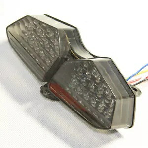 煙 LED テールブレーキターンシグナルライトヤマハ YZF R6 2003-2005 R6S 2006-2009 Smoke LED Tail Brake Turn Signal Light For Yamaha YZF R6 2003-2005 R6S 2006-2009 【並行輸入品】