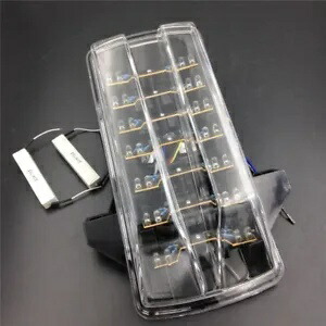 スズキ SV650 S SV650A SV1000 SV1000S LED テールブレーキライトウインカークリア For Suzuki SV650 S SV650A SV1000 SV1000S LED Tail Brake Light Turn Signal Clear 【並行輸入品】