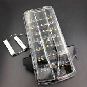スズキ SV650 S SV650A SV1000 SV1000S LED テールブレーキライトウインカークリア For Suzuki SV650 S SV650A SV1000 SV1000S LED Tail Brake Light Turn Signal Clear 【並行輸入品】