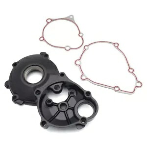スズキ GSX-S1000 2017-2020 ブラック エンジン ステーター カバー クランクケース ガスケット付き For Suzuki GSX-S1000 2017-2020 Black Engine Stator Cover Crank Case w/ Gasket 【並行輸入品】