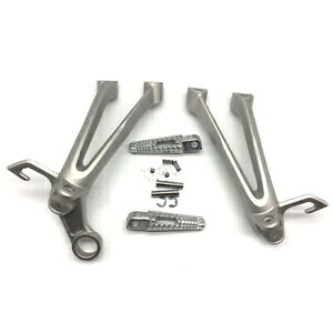 後部乗客フットペグブラケットスズキ GSXR600 GSX-R750 2008-2010 シルバー Rear Passenger Foot Pegs Bracket For Suzuki GSXR600 GSX-R750 2008-2010 Silver 【並行輸入品】