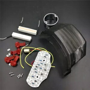 スモーク LED テールライトブレーキターンシグナルランプヤマハ FZ6 Fazer 600 2004-2014 Smoke LED Tail Light Brake Turn Signal Lamp For Yamaha FZ6 Fazer 600 2004-2014 【並行輸入品】