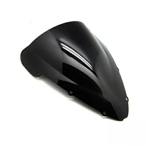 ブラックダブルバブルフロントガラスフロントガラス ABS ホンダ CBR600F4I F4i 2001-2006 Black Double Bubble Windscreen Windshield ABS For Honda CBR600F4I F4i 2001-2006 【並行輸入品】