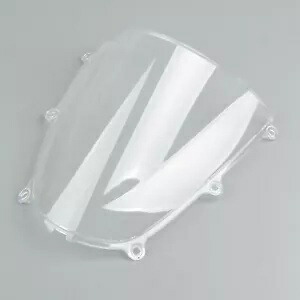 クリアダブルバブルフロントガラスシールド ABS ホンダ CBR600RR 2005-2006 Clear Double Bubble Windshield Shield ABS For Honda CBR600RR 2005-2006 【並行輸入品】