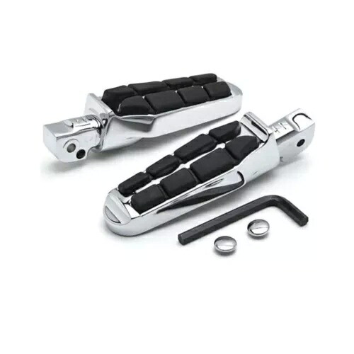リアフットペグ フットレスト ヤマハ ビラーゴ 750 & 1100 すべてのモデル ビラーゴ 250 Rear Foot Pegs Footrests For Yamaha Virago 750 & 1100 All Models Virago 250 【並行輸入品】