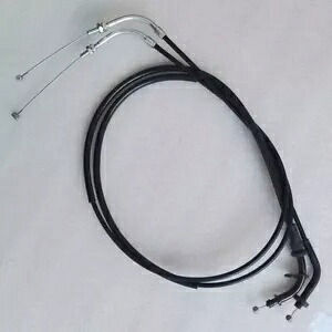 スロットルケーブルワイヤー 98-15 ヤマハ V スター 650 XVS650 カスタムクラシックシルバラード用 Throttle Cable Wires For 98-15 Yamaha V-star 650 XVS650 Custom Classic Silverado 【並行輸入品】