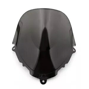 ブラックダブルバブルフロントガラスシールド 1998-2006 スズキカタナ GSX 600 750F Black Double Bubble Windshield Shield For 1998-2006 Suzuki Katana GSX 600 750F 【並行輸入品】