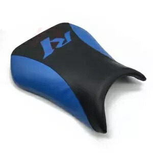 フロントライダー運転席ピリオンクッションヤマハ YZF-R1 2002-2003 ブラック + ブルー Front Rider Driver Seat Pillion Cushion For Yamaha YZF-R1 2002-2003 Black+Blue 【並行輸入品】